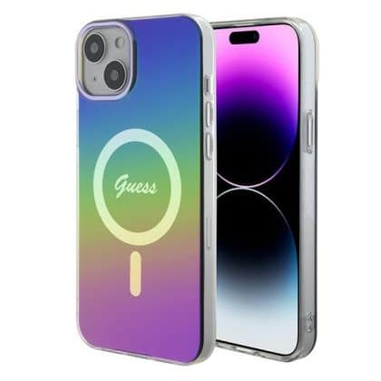 Guess IML Iridescent MagSafe - θήκη για Apple iPhone 15 - Πολύχρωμο