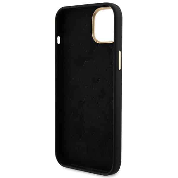 Guess Silicone Logo Strass - θήκη για Apple iPhone 15 Plus - Μαύρο - Image 7
