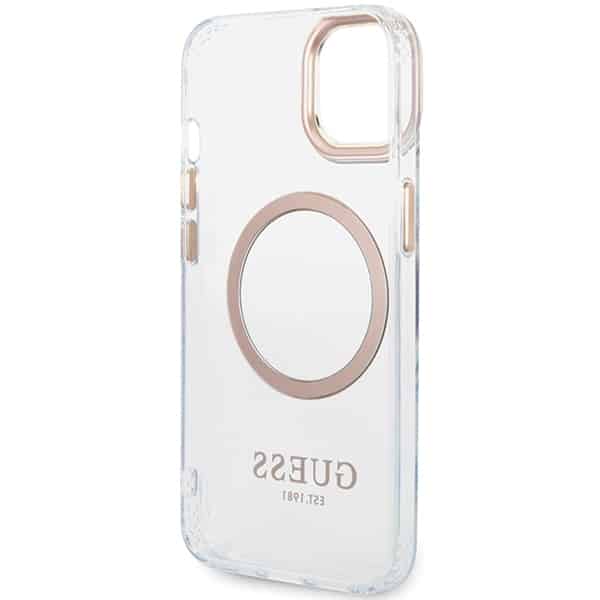 Guess Metal Outline - θήκη για Apple iPhone 15 Plus / 14 - Χρυσό - Image 7