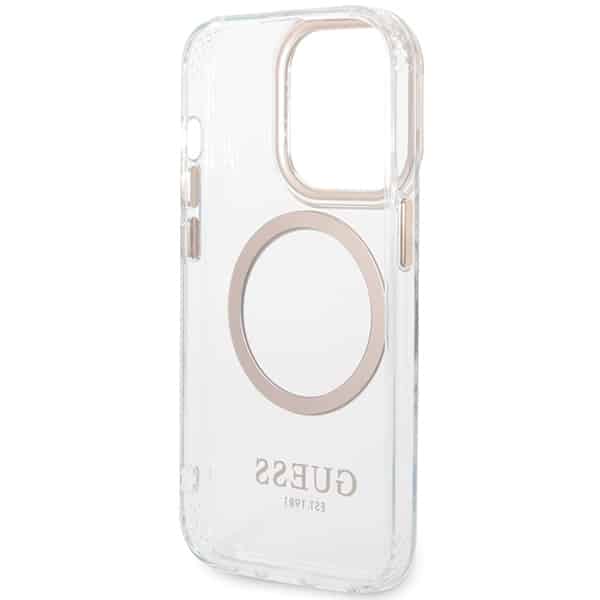 Guess Metal Outline MagSafe - θήκη για Apple iPhone 15 Pro Max - Χρυσό - Image 7