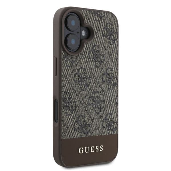 Guess 4G Bottom Stripe - θήκη για Apple iPhone 16 - Καφέ - Image 4