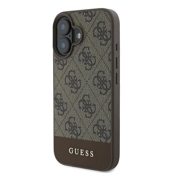 Guess 4G Bottom Stripe - θήκη για Apple iPhone 16 Plus - Καφέ - Image 2