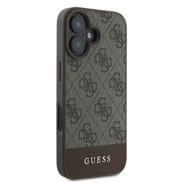 Guess 4G Bottom Stripe - θήκη για Apple iPhone 16 Plus - Καφέ - Image 4