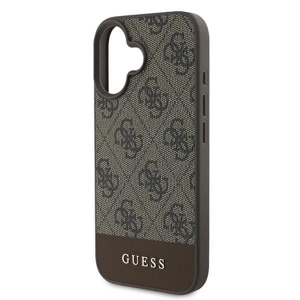 Guess 4G Bottom Stripe - θήκη για Apple iPhone 16 Plus - Καφέ - Image 6
