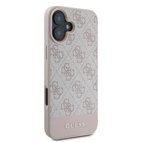 Guess 4G Bottom Stripe - θήκη για Apple iPhone 16 - Ροζ - Image 2