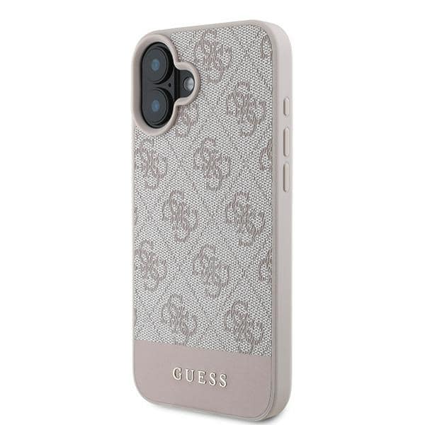 Guess 4G Bottom Stripe - θήκη για Apple iPhone 16 Plus - Ροζ - Image 2