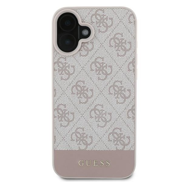 Guess 4G Bottom Stripe - θήκη για Apple iPhone 16 Plus - Ροζ - Image 3