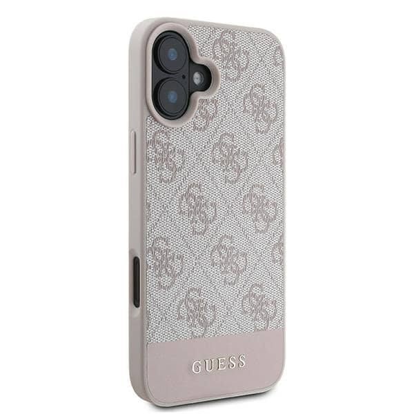 Guess 4G Bottom Stripe - θήκη για Apple iPhone 16 Plus - Ροζ - Image 4