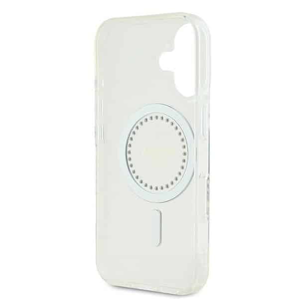 Guess IML Rhinestones MagSafe - θήκη για Apple iPhone 16 - Λευκό - Image 7