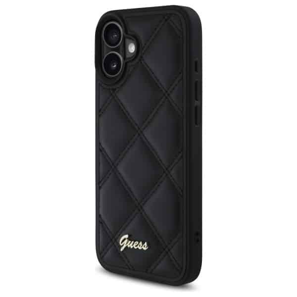 Guess Καπιτονέ Μεταλλικό - θήκη για Apple iPhone 16 Plus - Μαύρο - Image 2