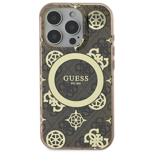 Guess IML Peony On 4G Background MagSafe - θήκη για Apple iPhone 16 - Μπλε - Image 3