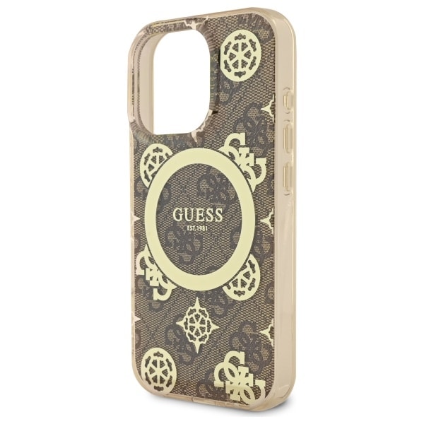 Guess IML Peony On 4G Background MagSafe - θήκη για Apple iPhone 16 - Μπλε - Image 6