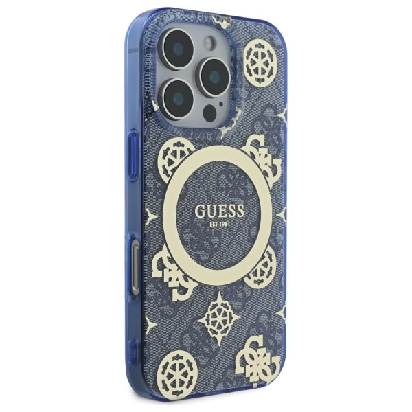 Guess IML Peony On 4G Background MagSafe - θήκη για Apple iPhone 16 - Ροζ - Image 4