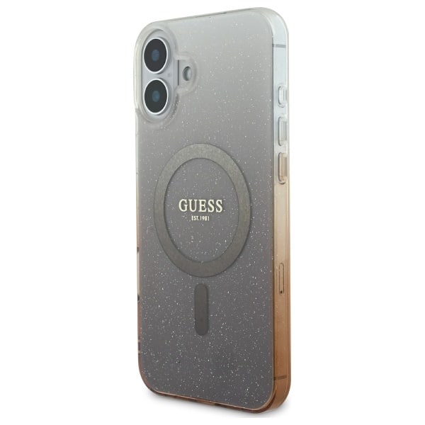 Guess IML Glitter Gradient MagSafe - θήκη για Apple iPhone 16 - Καφέ - Image 2