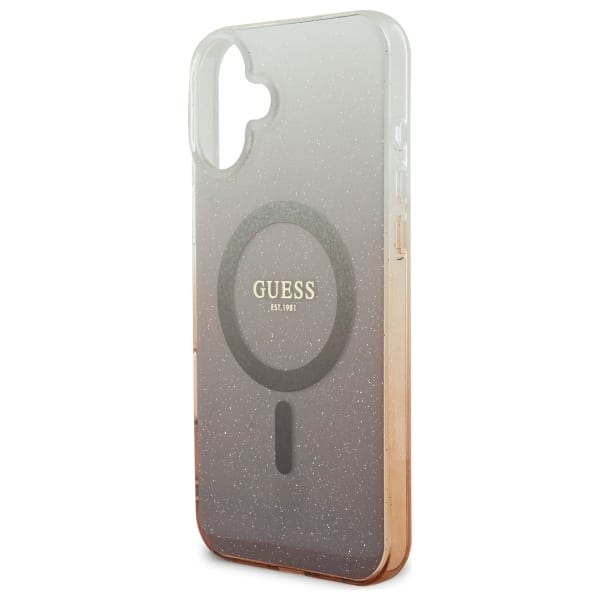 Guess IML Glitter Gradient MagSafe - θήκη για Apple iPhone 16 - Καφέ - Image 6