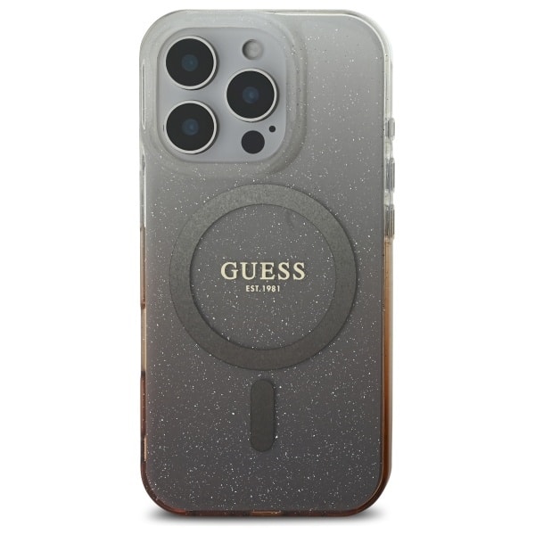 Guess IML Glitter Gradient MagSafe - θήκη για Apple iPhone 16 Pro - Καφέ - Image 3