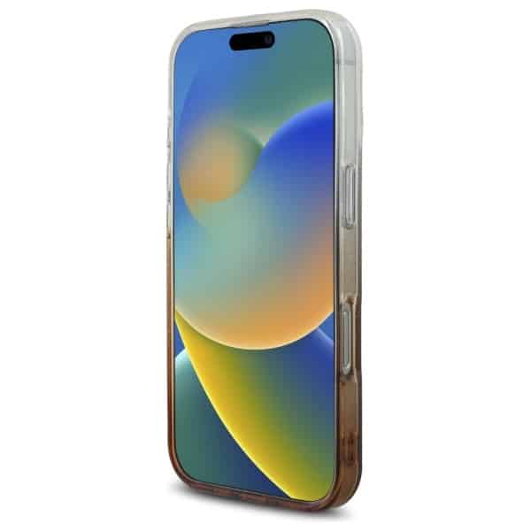 Guess IML Glitter Gradient MagSafe - θήκη για Apple iPhone 16 Pro - Καφέ - Image 5