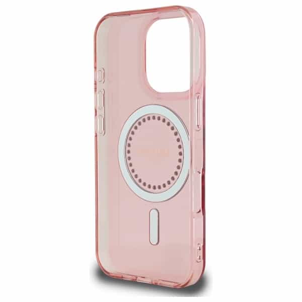 Guess IML Rhinestones MagSafe - θήκη για Apple iPhone 16 Pro - Ροζ - Image 7