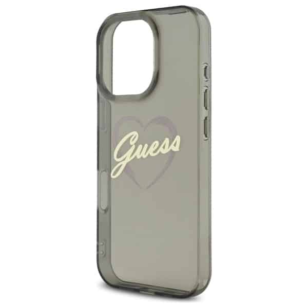 Guess IML Heart - θήκη για Apple iPhone 16 Pro - Μαύρο - Image 6