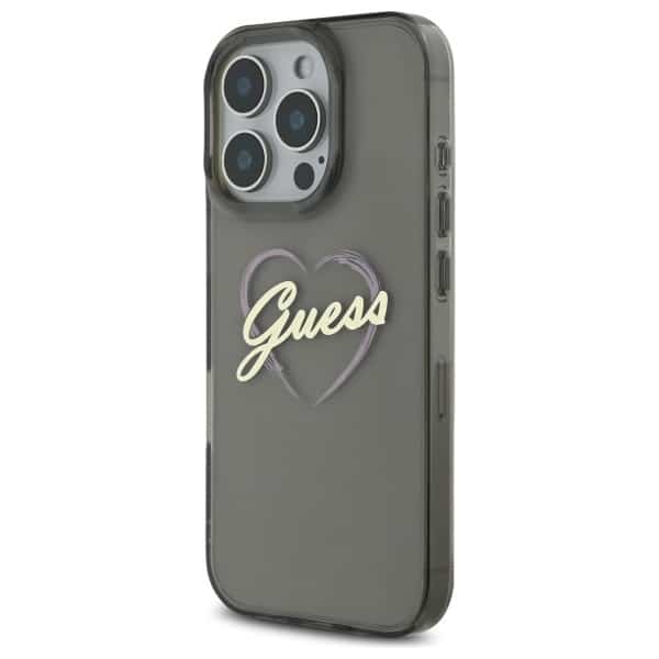Guess IML Heart - θήκη για Apple iPhone 16 Pro Max - Μαύρο - Image 2