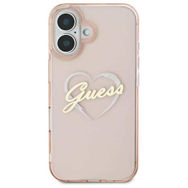 Guess - IML Heart - Apple iPhone 16 - Ροζ - Image 3
