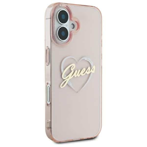 Guess - IML Heart - Apple iPhone 16 - Ροζ - Image 4