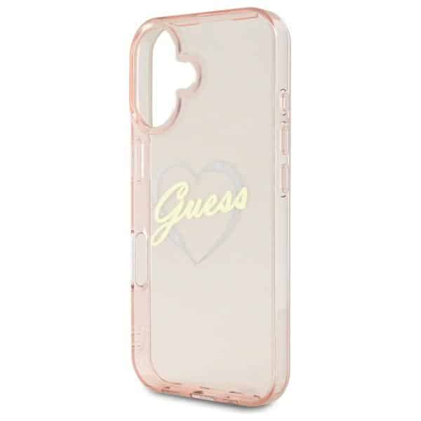 Guess - IML Heart - Apple iPhone 16 - Ροζ - Image 6