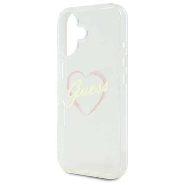 Guess IML Heart - θήκη για Apple iPhone 16 Plus - Διάφανο - Image 6