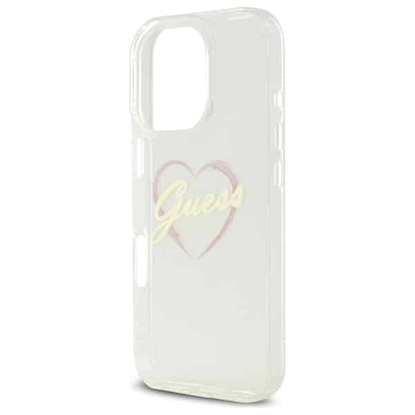 Guess IML Heart - θήκη για Apple iPhone 16 Pro Max - Διάφανο - Image 6