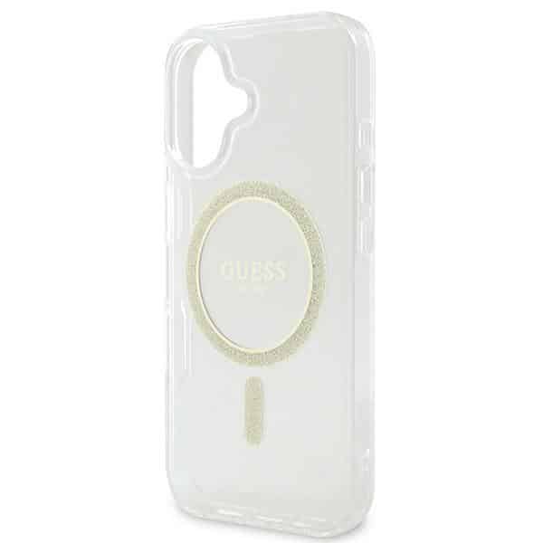 Guess IML Glitter Circle MagSafe - θήκη για Apple iPhone 16 - Διάφανο - Image 6