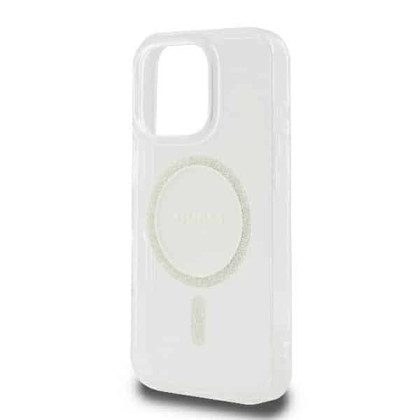 Guess IML Glitter Circle MagSafe - θήκη για Apple iPhone 16 Pro - Διάφανο - Image 6