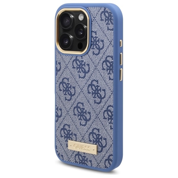 Guess 4G Logo Plate MagSafe - θήκη για Apple iPhone 16 Pro - Μπλε - Image 2