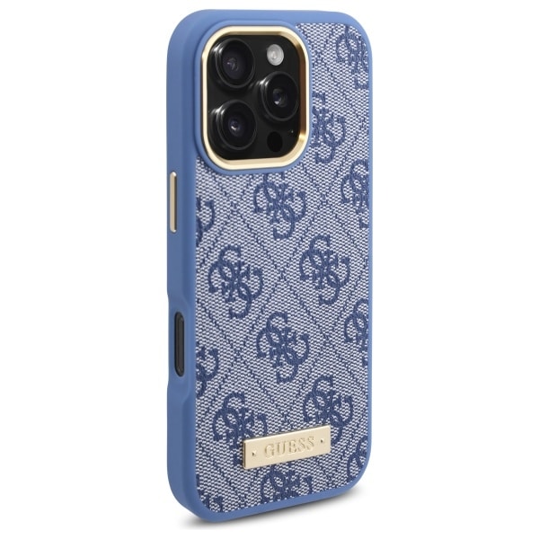 Guess 4G Logo Plate MagSafe - θήκη για Apple iPhone 16 Pro - Μπλε - Image 4