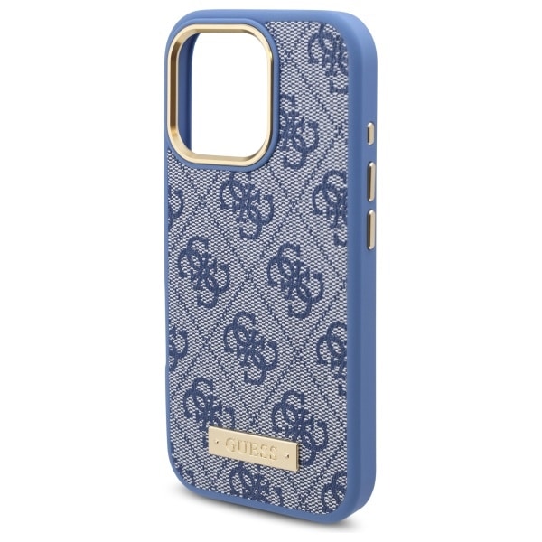 Guess 4G Logo Plate MagSafe - θήκη για Apple iPhone 16 Pro - Μπλε - Image 6