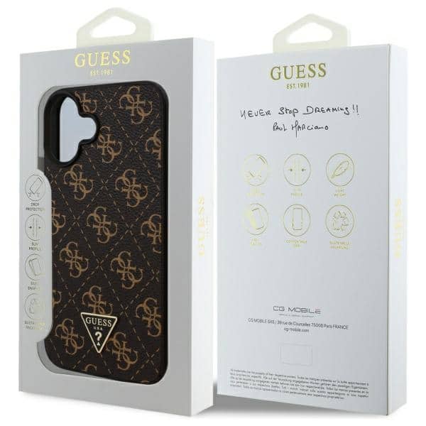 Guess New 4G Triangle - θήκη για Apple iPhone 16 Plus - Μαύρο - Image 8