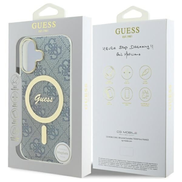 Guess IML 4G MagSafe - θήκη για Apple iPhone 16 - Μπλε - Image 8