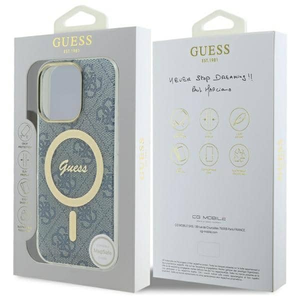 Guess IML 4G MagSafe - θήκη για Apple iPhone 16 Pro - Μπλε - Image 8