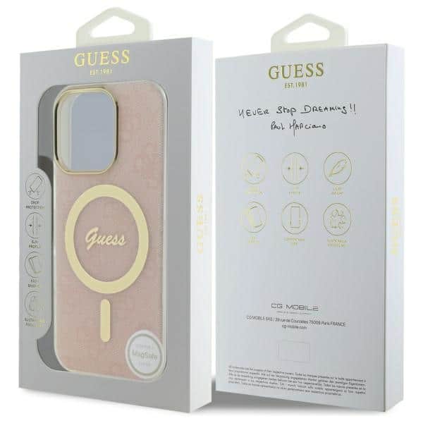 Guess IML 4G MagSafe - θήκη για Apple iPhone 16 Pro Max - Ροζ - Image 8