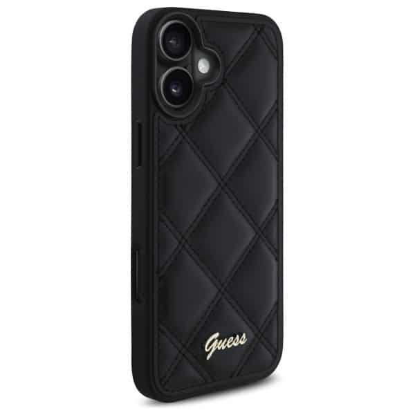 Guess Quiled Metal Logo - θήκη για Apple iPhone 16 - Μαύρο - Image 4