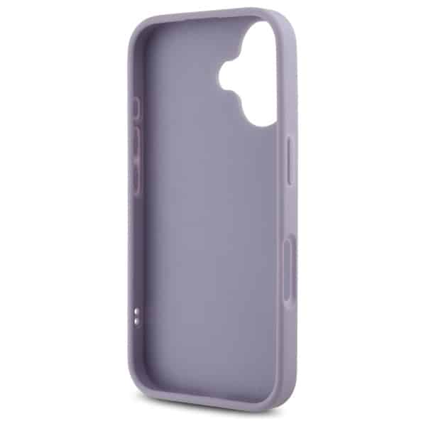 Guess Quilted Metal Logo - θήκη για Apple iPhone 16 - Μωβ - Image 7