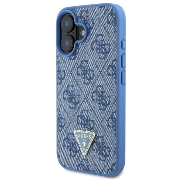 Guess Metal Logo Strass Crossbody - θήκη για Apple iPhone 16 - Μπλε - Image 2
