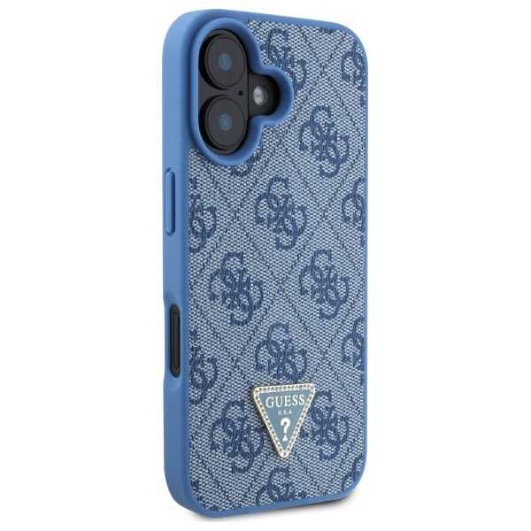 Guess Metal Logo Strass Crossbody - θήκη για Apple iPhone 16 - Μπλε - Image 4