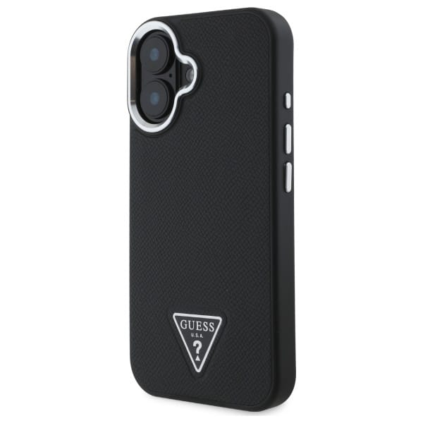 Guess Grained Triangle MagSafe - θήκη για Apple iPhone 16 - Μαύρο - Image 2