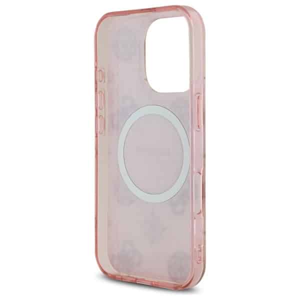 Guess IML Peony On 4G Background MagSafe - θήκη για Apple iPhone 16 Pro Max - Ροζ - Image 7