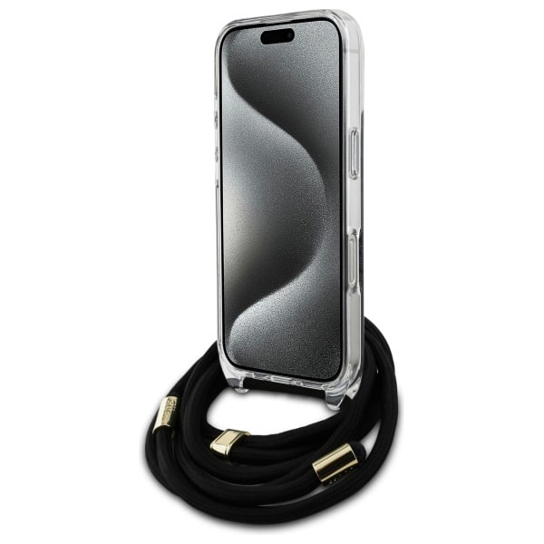 Guess Crossbody Cord 4G Print - θήκη για Apple iPhone 16 Pro - Μαύρο - Image 4