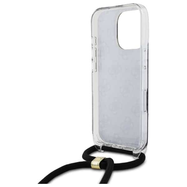 Guess Crossbody Cord 4G Print - θήκη για Apple iPhone 16 Pro - Μαύρο - Image 6