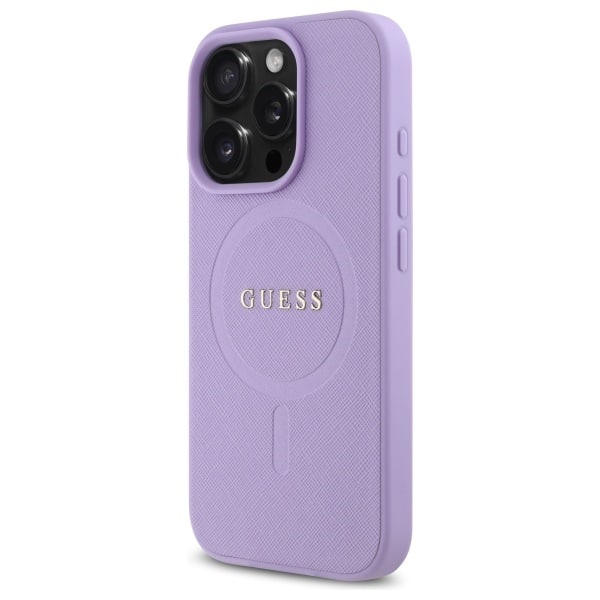 Guess Saffiano MagSafe - θήκη για Apple iPhone 16 Pro - Μωβ - Image 2