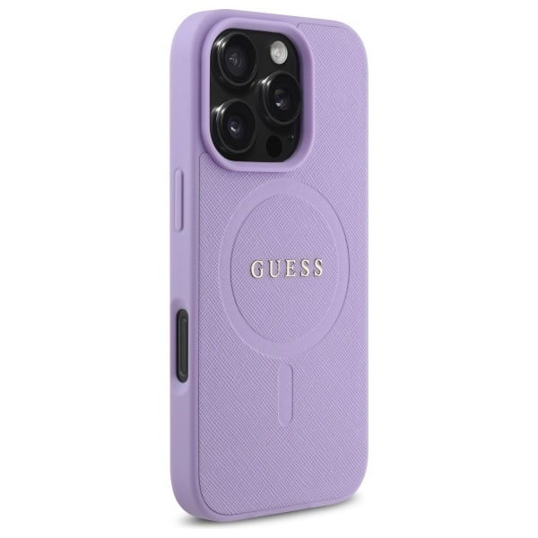 Guess Saffiano MagSafe - θήκη για Apple iPhone 16 Pro - Μωβ - Image 4