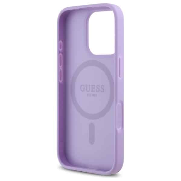 Guess Saffiano MagSafe - θήκη για Apple iPhone 16 Pro - Μωβ - Image 7