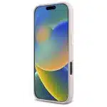 Guess Silicone Logo Strass - θήκη για Apple iPhone 16 Pro - Ροζ - Image 5